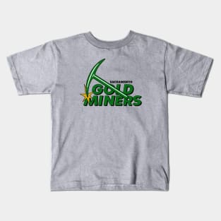 Defunct Sacramento Miners Football Kids T-Shirt